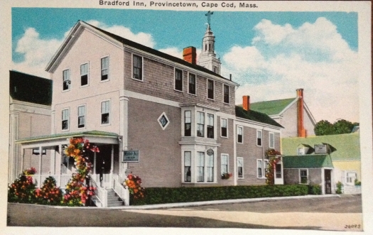 Provincetown Cape Cod The Bradford Inn when postcards costs one penny to mail.