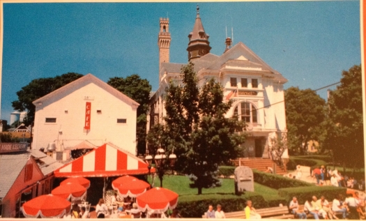 Provincetown, Massachusetts Town Hall and Cafe Poyant circa 1970